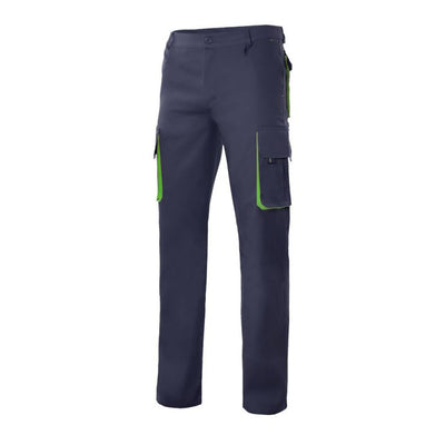 Velilla - Blue two-tone trousers