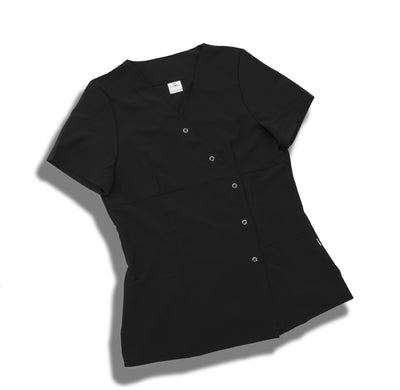 City Black Microfiber With Elastane